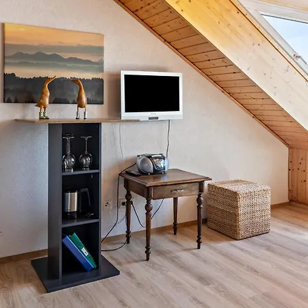 Haus Unterseeblick Sonnenuntergang * Gaienhofen (Baden-Wurttemberg)