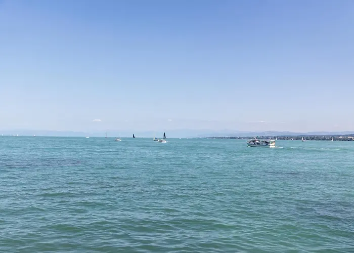Haus Unterseeblick Sonnenuntergang Gaienhofen (Baden-Wurttemberg)
